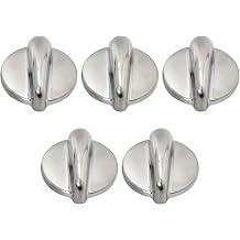 JURENGUDF WB03K10303 Stove Oven Rang Knob Repl.s Compatible with GE, Pack of 5 Stove knob - Replaces Compatible with AP4980246 1810427 AH3486484