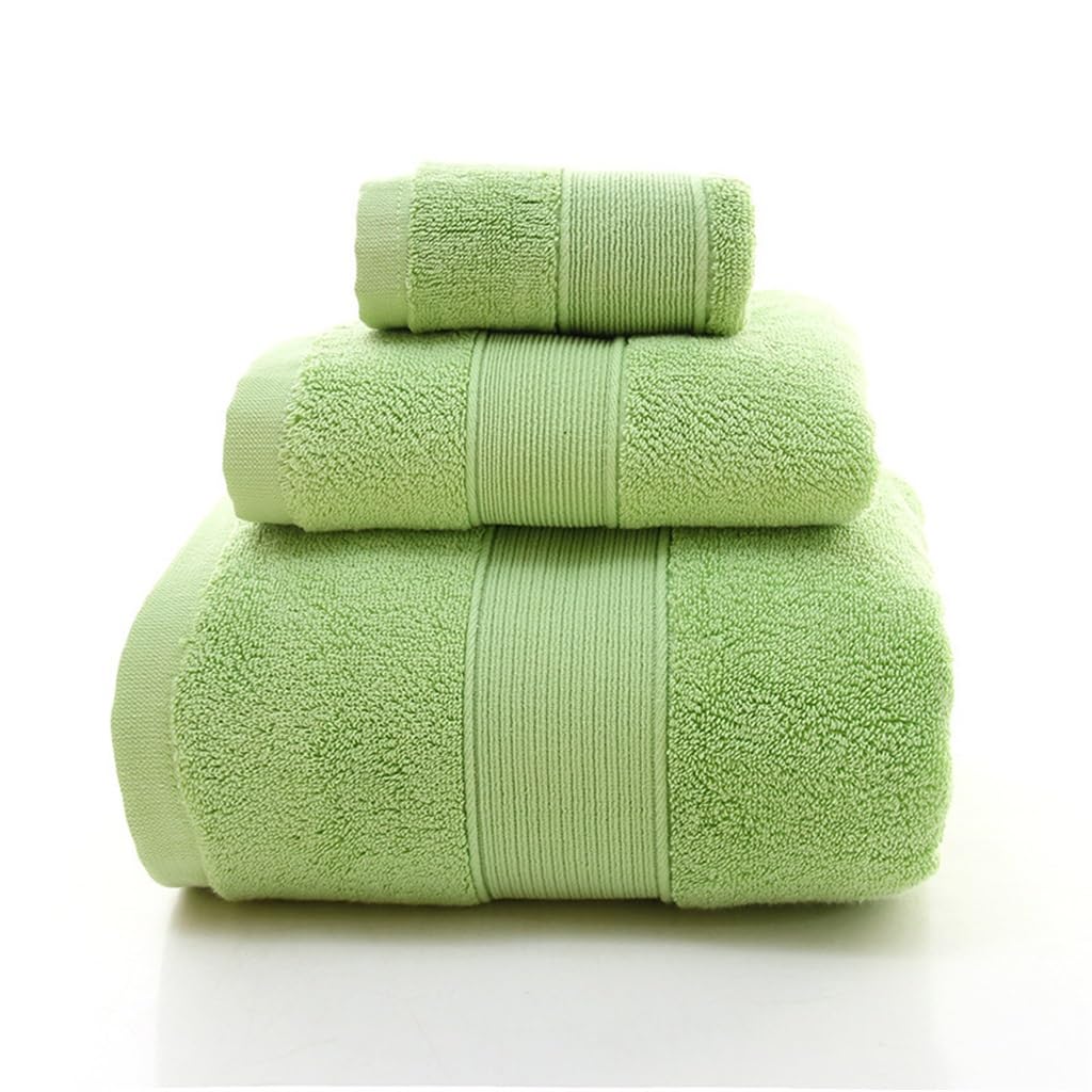 Serviette de bain hôtel ensemble 3 pièces coton peigné épais pour homme et femme