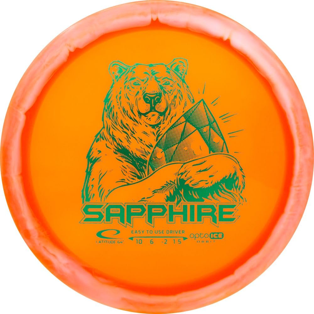 Dynamic Discs Latitude 64 Opto Ice Orbit Sapphire Distance Driver Golf Disc - Colors Will Vary