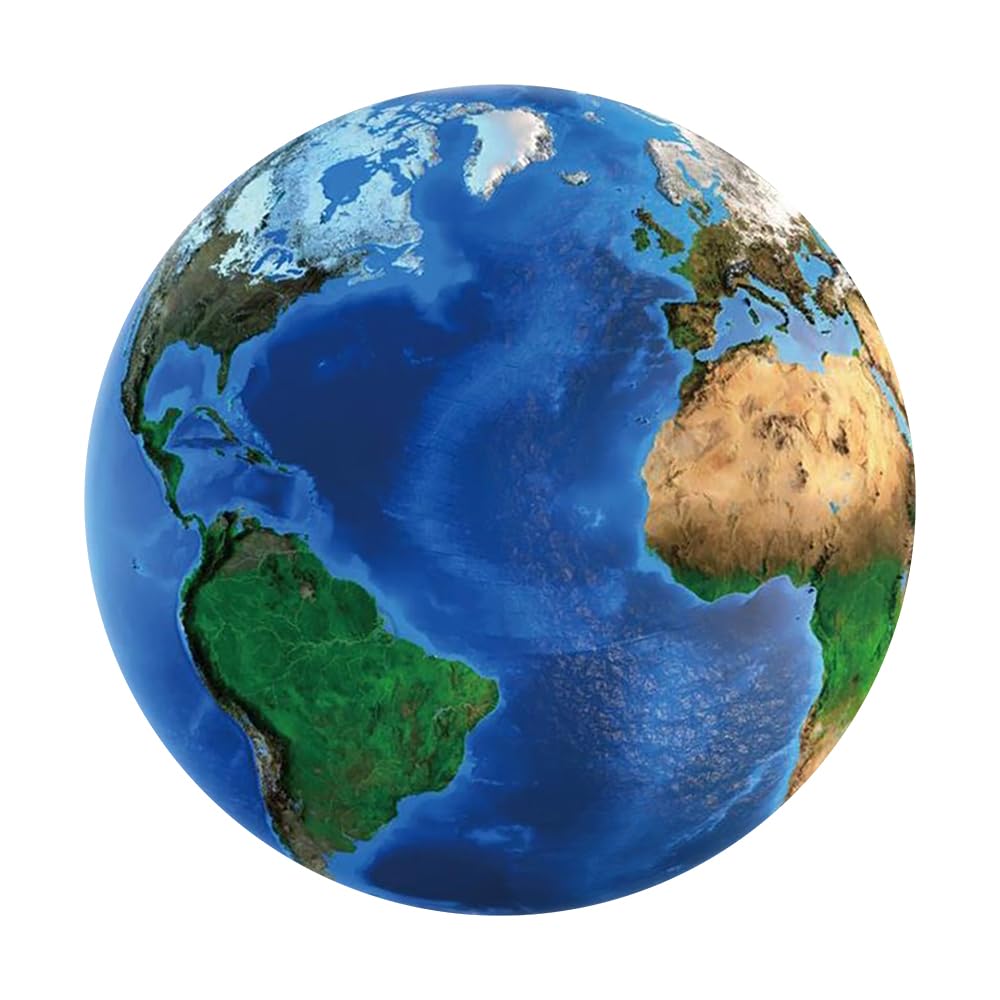 Baocicco 7x7ft Backdrop for Blue Earth Seen from The Space Photography Background Atlantic Ocean The Europe and The Africa North and South America