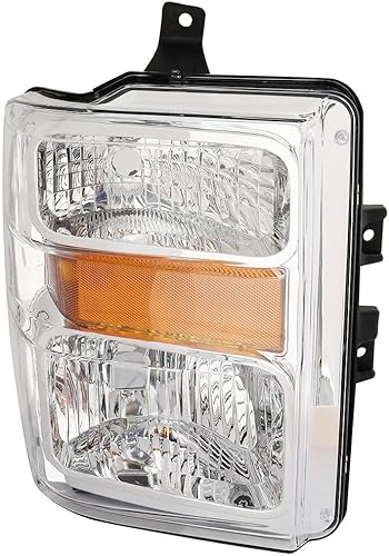 Miniatura 3 de SCITOO Faros delanteros para Ford Super Duty para F-250para F-350para F-450 2008-2010, para F-550 Super Duty 2008-2010, carcasa cromada, reflector