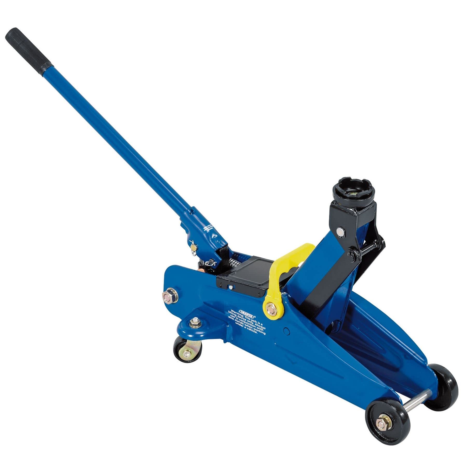 Draper Cric rouleur léger 27634, 2 tonnes, 440 mm x 200 mm x 140 mm, Bleu