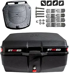 BAULETO 52 LITROS MODELO TRACKER PRETO