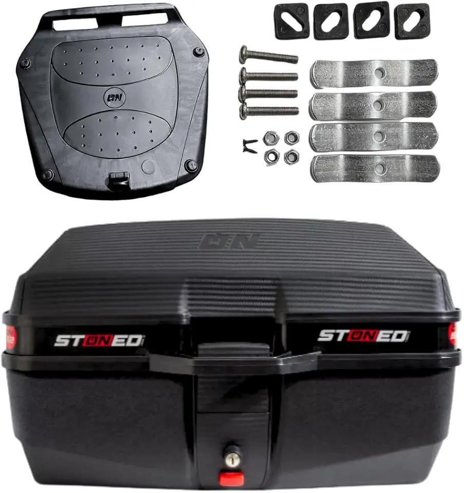 BAULETO 52 LITROS MODELO TRACKER PRETO