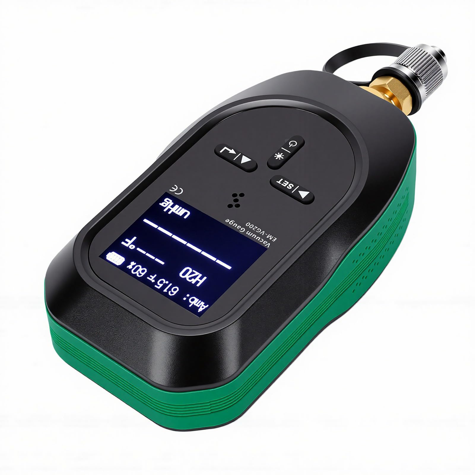 Probador de Calibre Micrométrico Digital Preciso con Sensor Pirani para Análisis de Vacío Detallado en Sistemas de Refrigeración