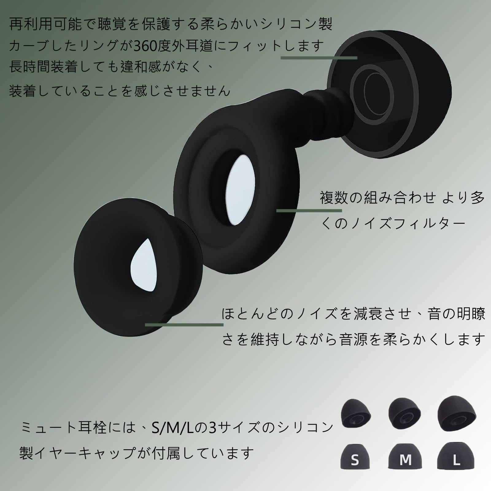 Amazon.co.jp: 耳栓 睡眠用 遮音 ノイズ低減 安眠 グッズ 騒音対策