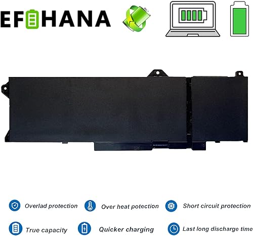 Miniatura 6 de GRT01 64Wh - Batería de repuesto para laptop Dell Latitude 14 5421 5431 15 5521 5531 Precision 3470 3561 3571 Alienware m17 R5 AMD Series R05P0