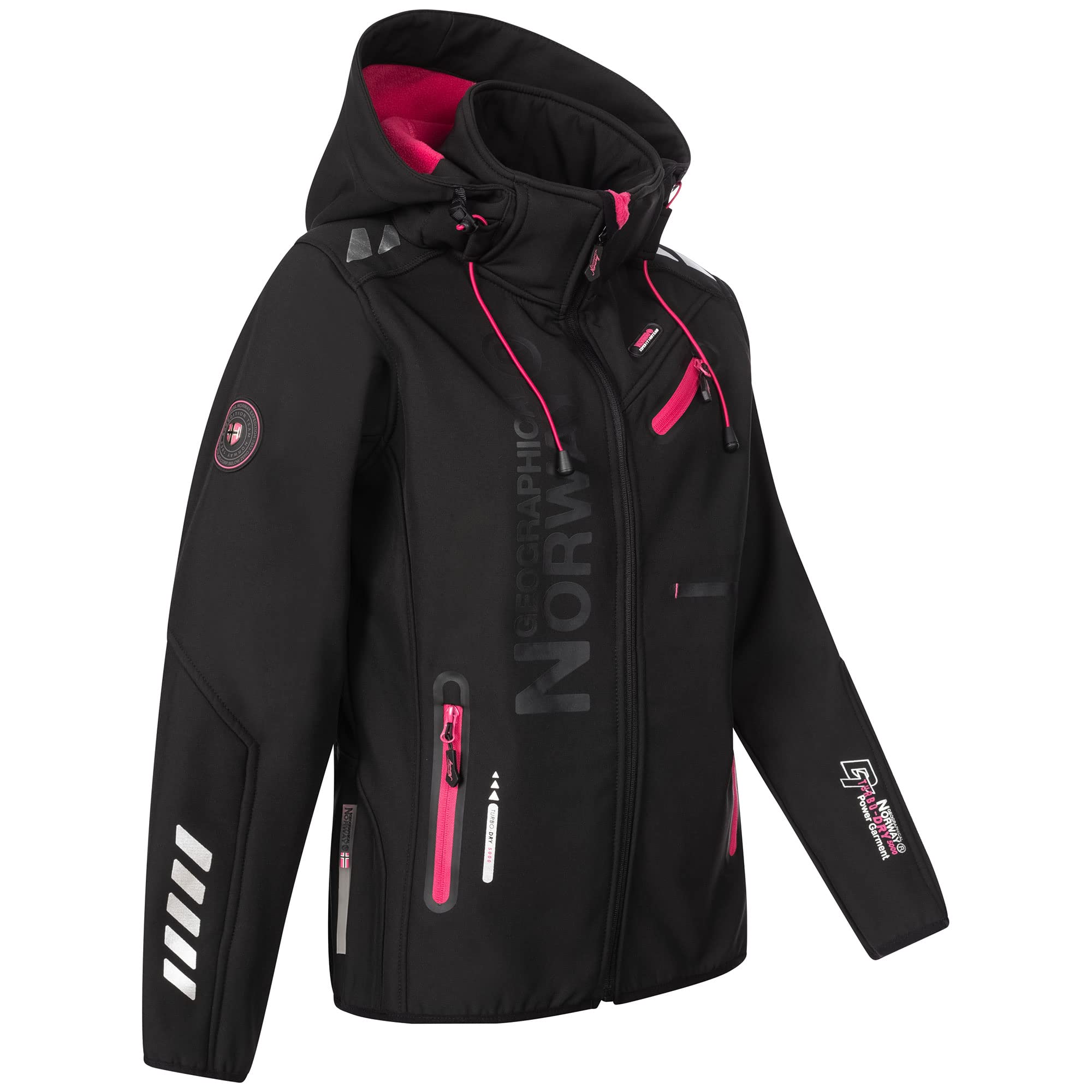 Geographical Norway Damen Softshell Funktions Outdoor Regen Jacke IMS Edition Sport wasserabweisend S M L XL XXL