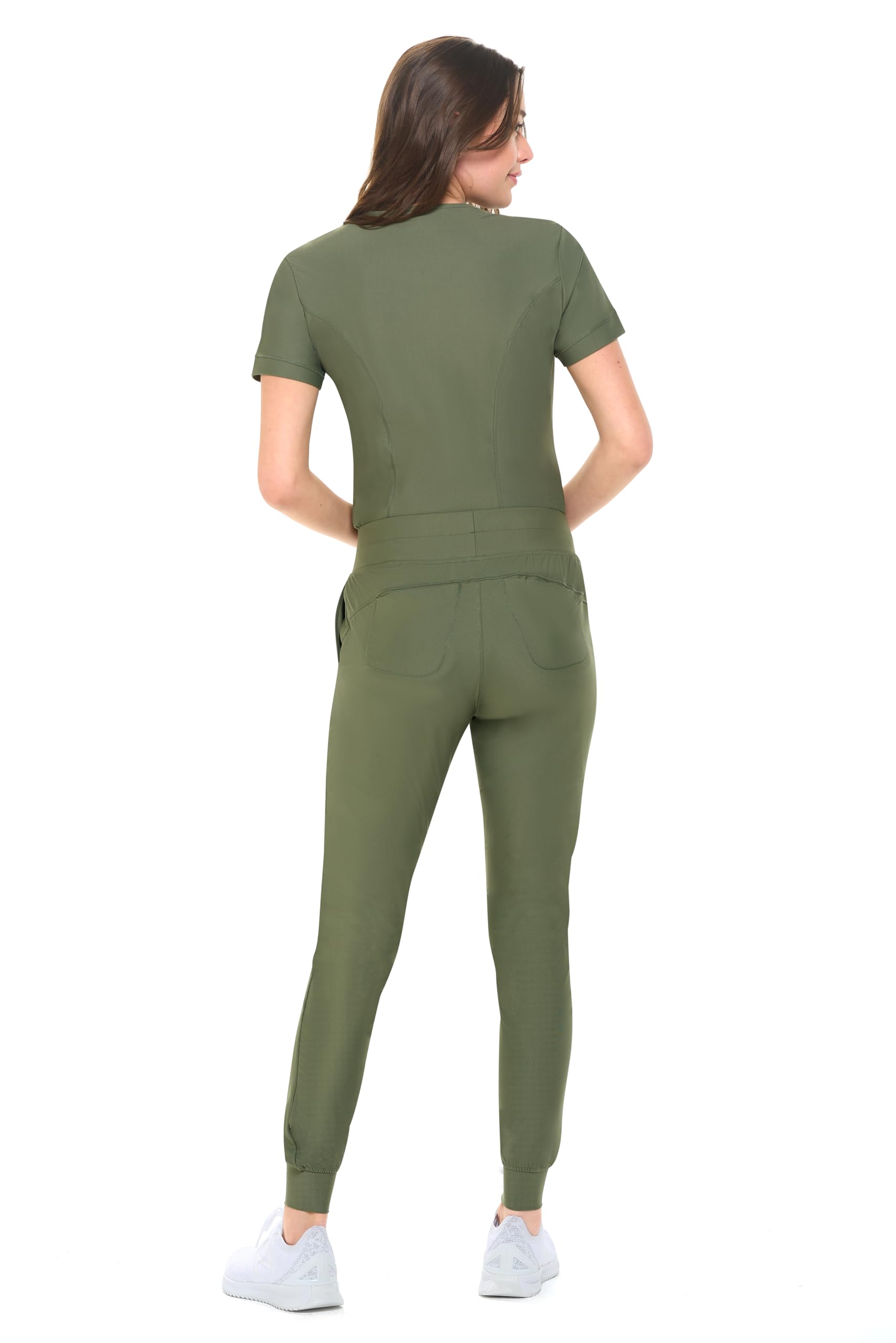 Natural Uniforms Conjunto de ropa quirúrgica ultra elástica para mujer