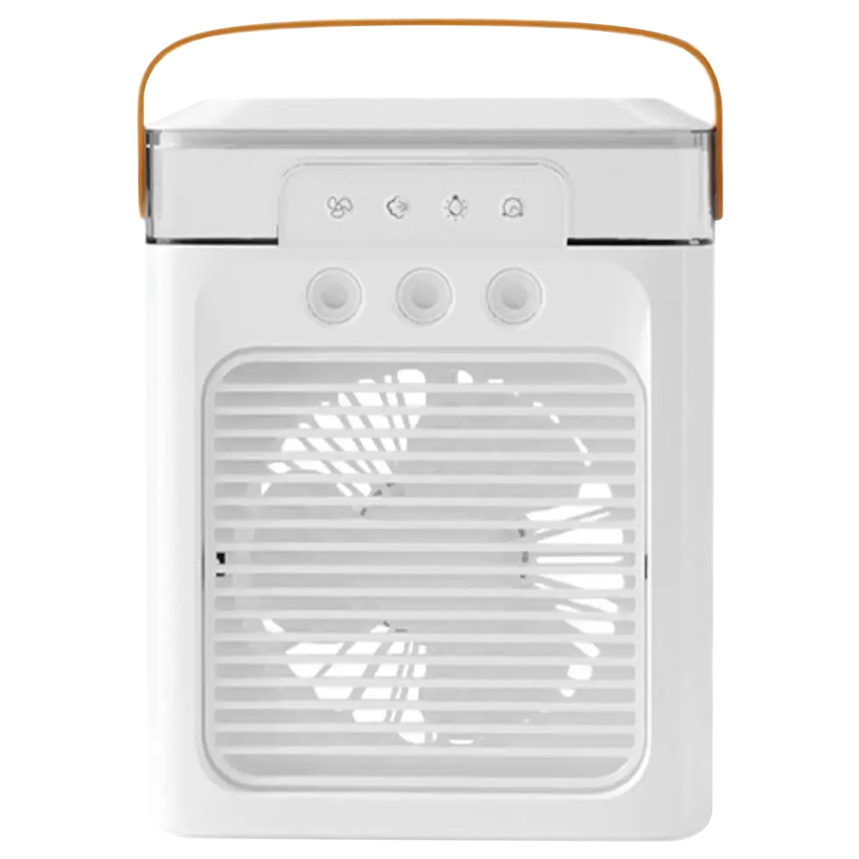 Bevistoso White Portable Air Conditioners 400Ml 3 In 1 Evaporative Air Cooler With 3 Cool Mist Speeds Timer 7 Color Led For Room Office Camping Car