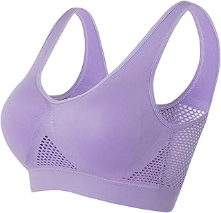 Sports Bras for Women High Support Full Coverage Anti Sagging Bra Plus Size Wireless Comfort Yoga Gym Lift up Air Bra