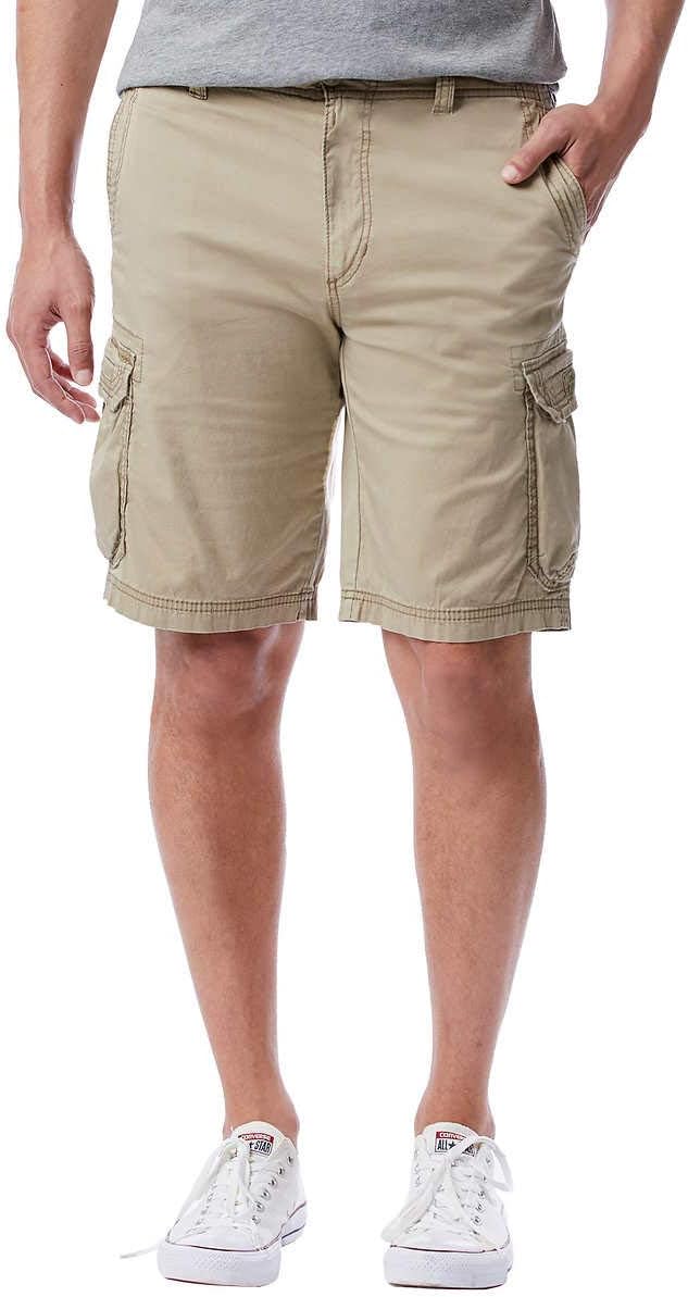 UNIONBAY Montego Mens Cargo Shorts for Comfort Stretch (38, Grain)