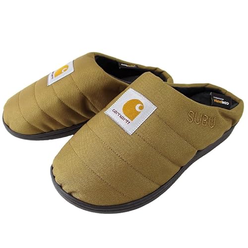 [Carhartt WIP] SUBU FOR �X�u×�J�[�n�[�g�E�_�r�����[�A�C�s�[ �R�[�f�����X���b�p�[�Y�uCORDURARSLIPPERS�vI034118 (Hamilton Brown, ���{�̌C�̃T�C�Y���@, ��l, ���l, 21.5 cm) [��