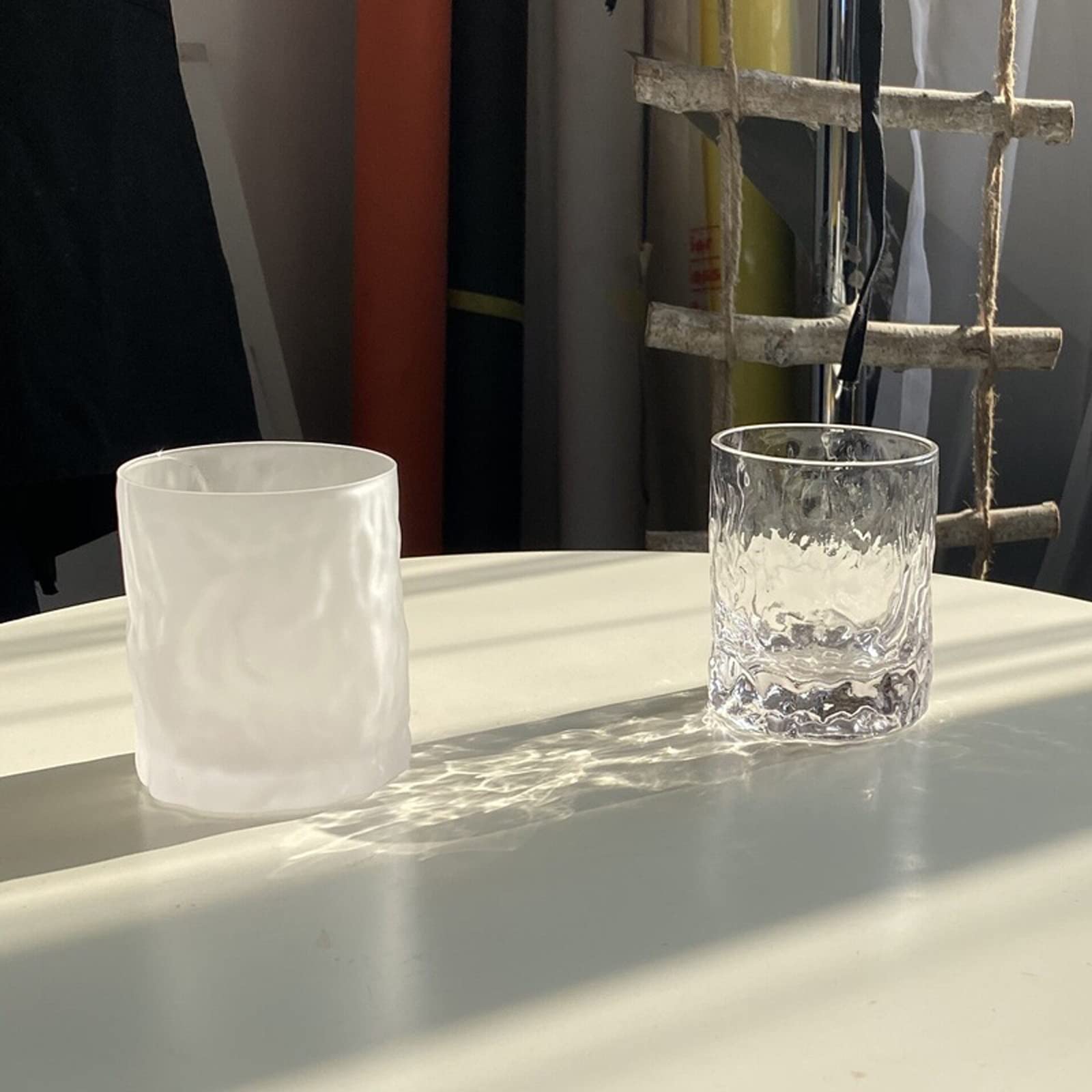 Szklane kubki do kawy gospodarstwo domowe ręcznie robione szkło szkło do wody restauracja bar kryształowa szklanka do whisky pogrubiony kieliszek do wina kieliszek do napoju szklanki kubki do