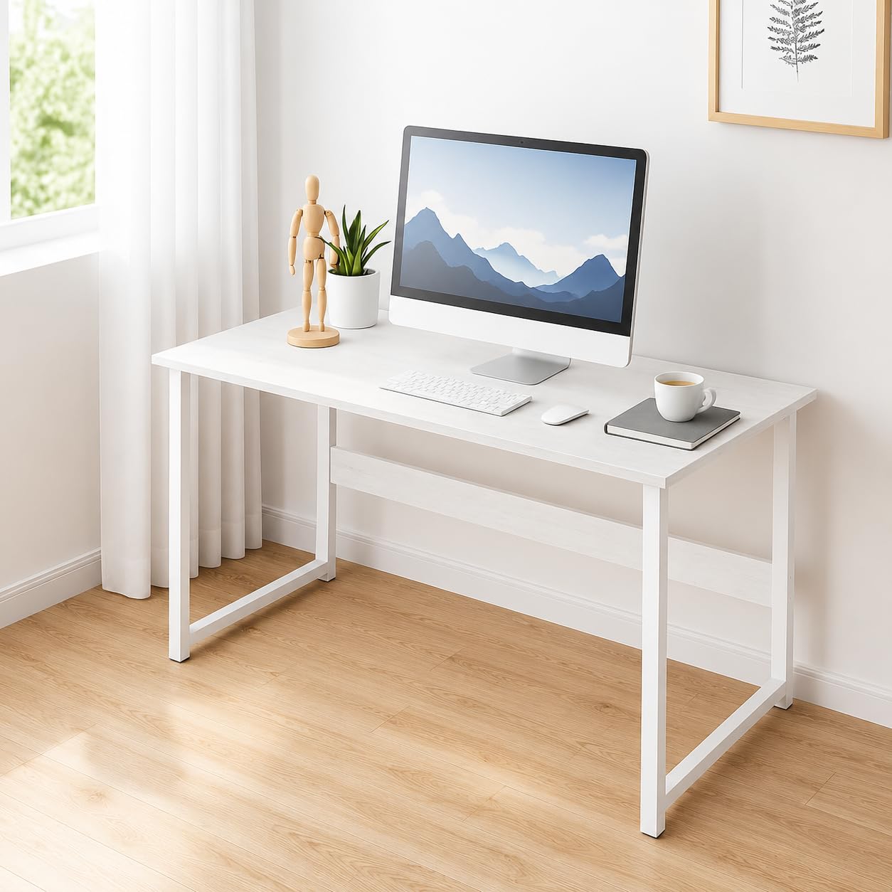 Amazon | 牧小苫＼msmr デスク 机 パソコンデスク pc つくえ