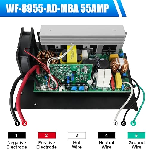 Miniatura 6 de wf-8955an Convertidor de potencia - Conjunto de placa principal WF-8955-AD-MBA para convertidor WF-8955 y Parallax 7155..