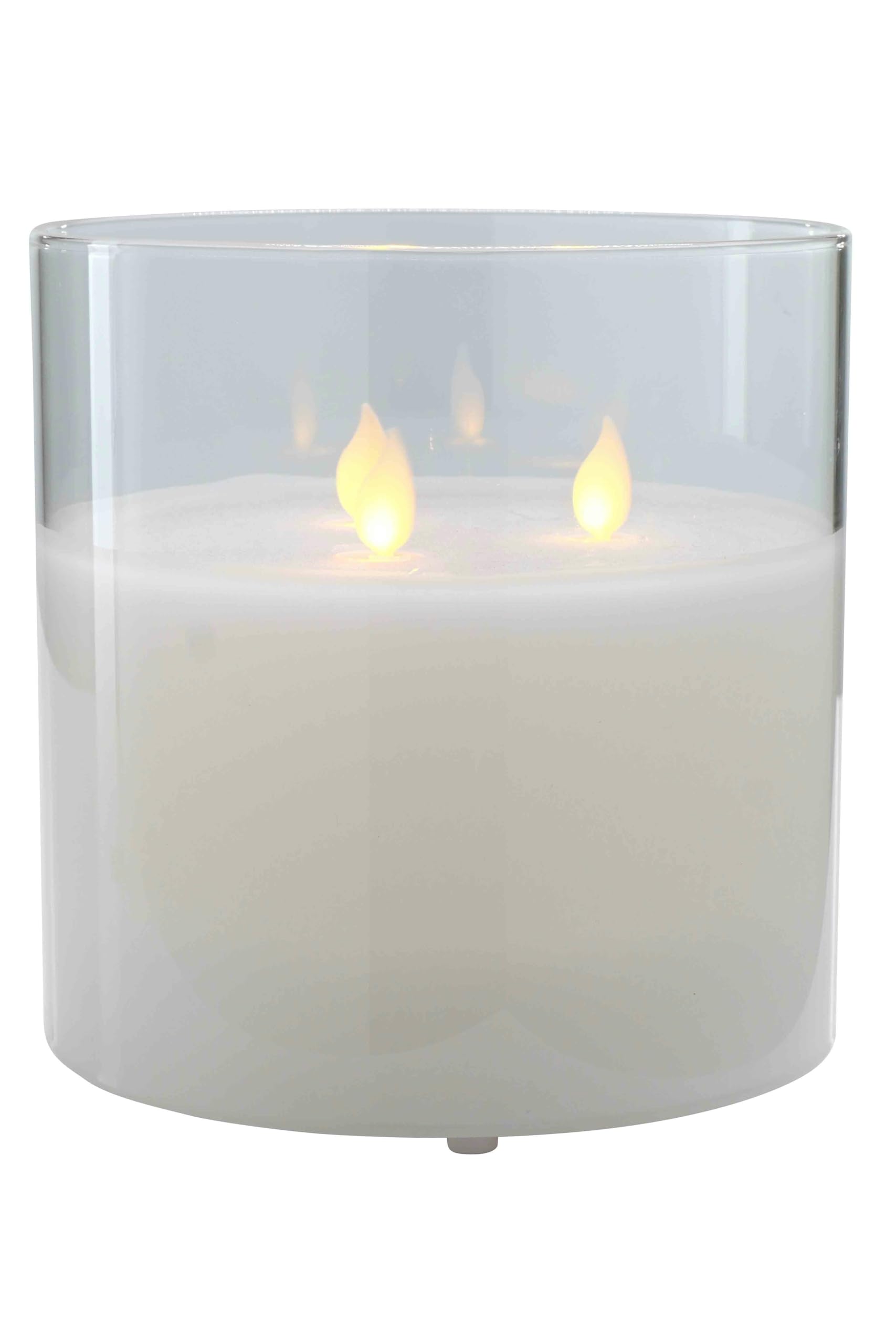 Bougie LED avec télécommande pour un éclairage d'ambiance sans risque