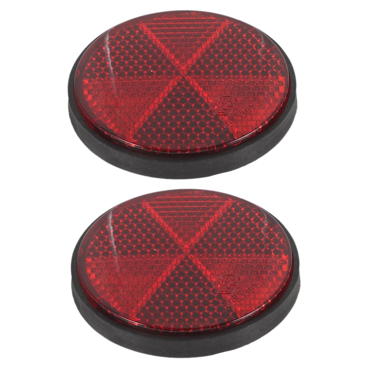 CHILDWEET Bike Warning Reflectors Set 2pcs Reflective Film for Post Pushchair and Motorcycle Safety Accessories
