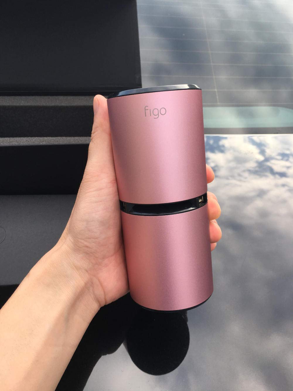 Purificador de Aire para Coche, ionizador de Cabina, Limpiador de Iones portátil, USB, Elimina el Olor a Humo @ púrpura