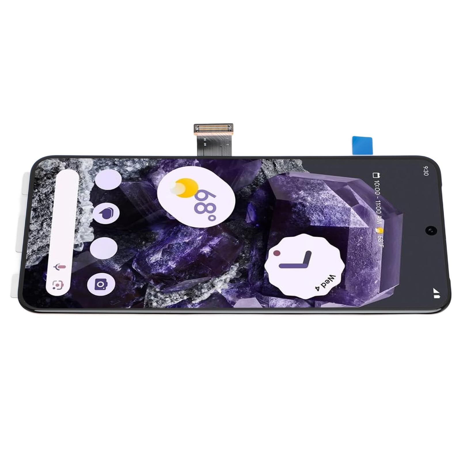 Bewinner Bildschirm-Ersatz für 8 5G GKWS6 G9BQD 6,2-Zoll-Touchscreen-Digitizer-Baugruppe mit Fingerabdruck-Unterstützung, 3D-Touch- und Reparatur-Tool-Kit