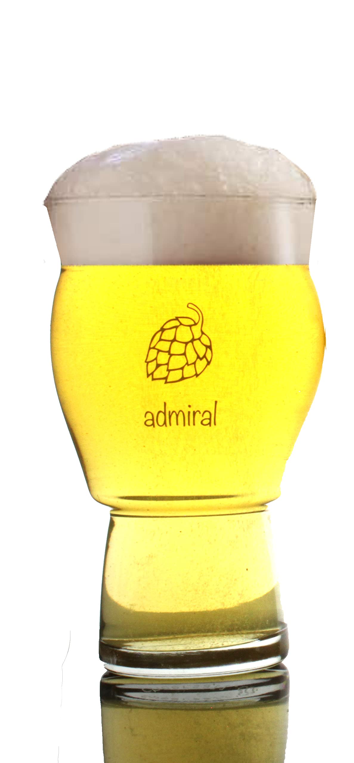 Buy American Made Uniquely Labeled Beer Glass Four (4) Pack of