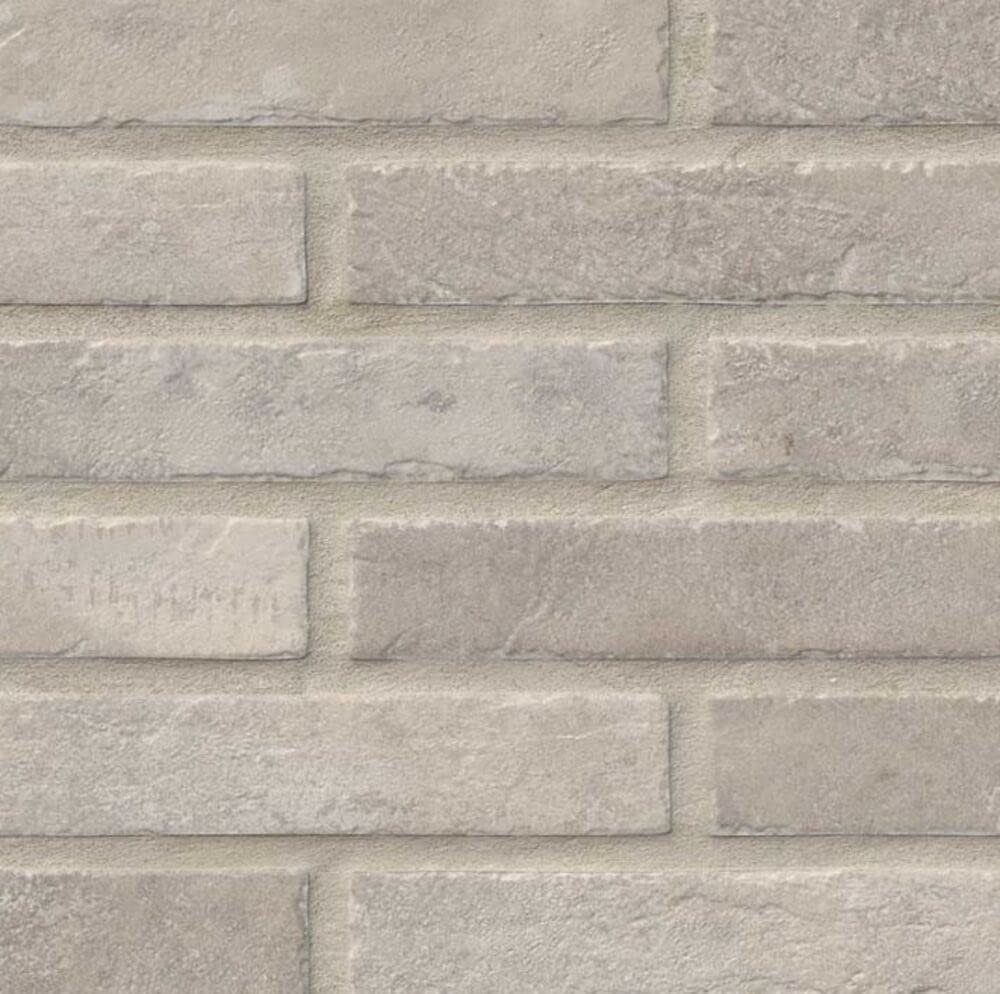 2x10 Brickstone Subway Porcelain Wall Tile for Kitchen and Bathroom Backsplash, Shower Wall Tile, Accent Wall, Fireplace Surround (Ivory, Sample Piece)