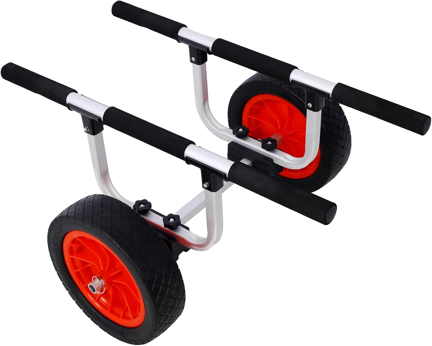 Kayak Trolley Premium Kayak Cart with 12″ Puncture Free NO-Flat Airless Tires, 300 LB Capacity Kayak Trolley Premium Kayak Cart with 12″ Puncture Free NO-Flat Airless Tires, 300 LB Capacity