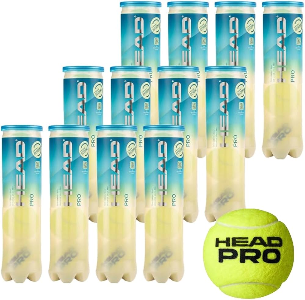 Amazon | HEAD(ヘッド) 硬式テニス ボール HEAD PRO 48球 (4球入り缶 Amazon | HEAD(ヘッド) 硬式テニス ボール HEAD PRO 48球 (4球入り缶
