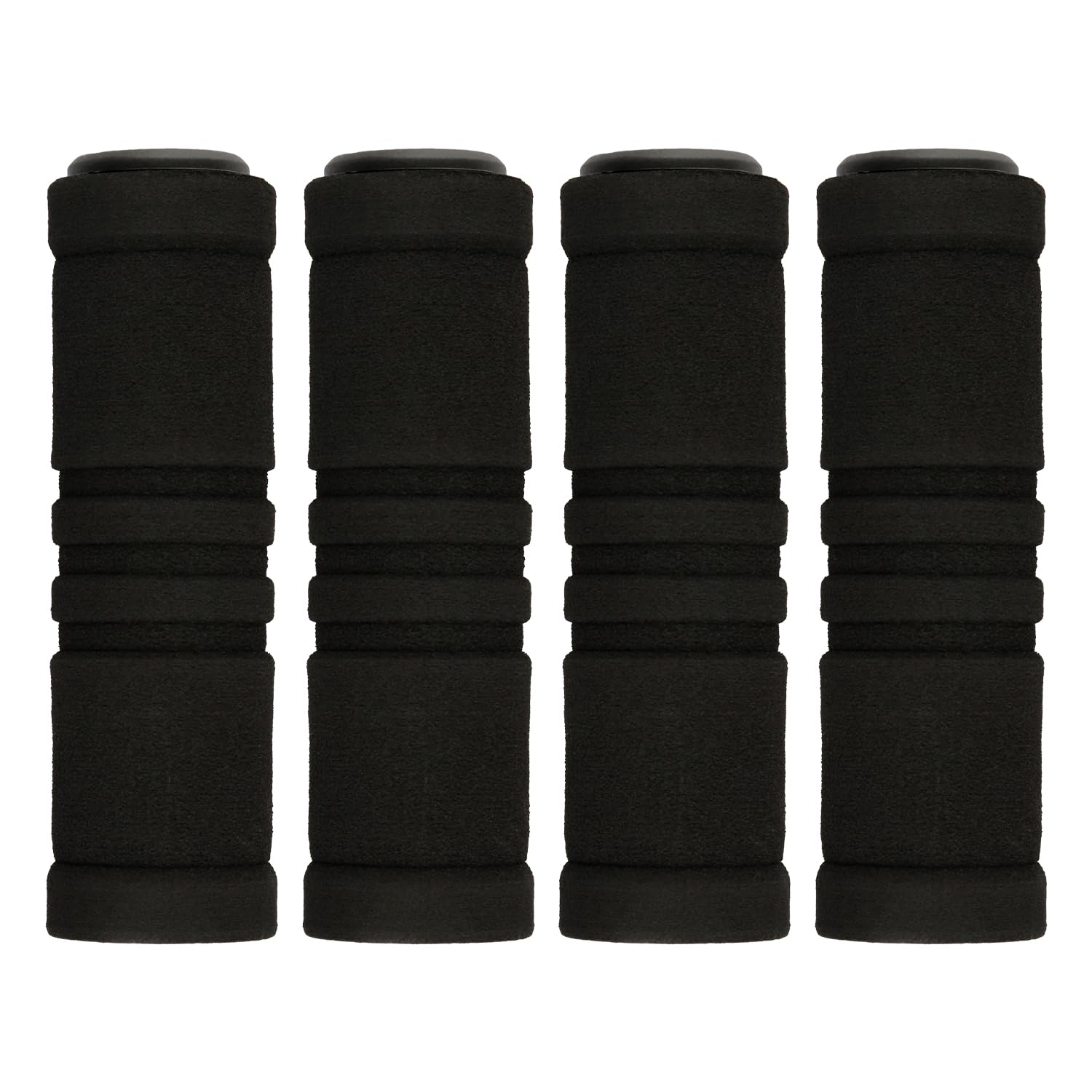 Hopzab 4 Pcs Foam Sponge Bike Handlebar Grips, Soft Nonslip Handlebar Covers, Comfortable Bicycle Hand Grips, Bike Handle Bar Accessories for Cycling, Mountain Bikes, and More