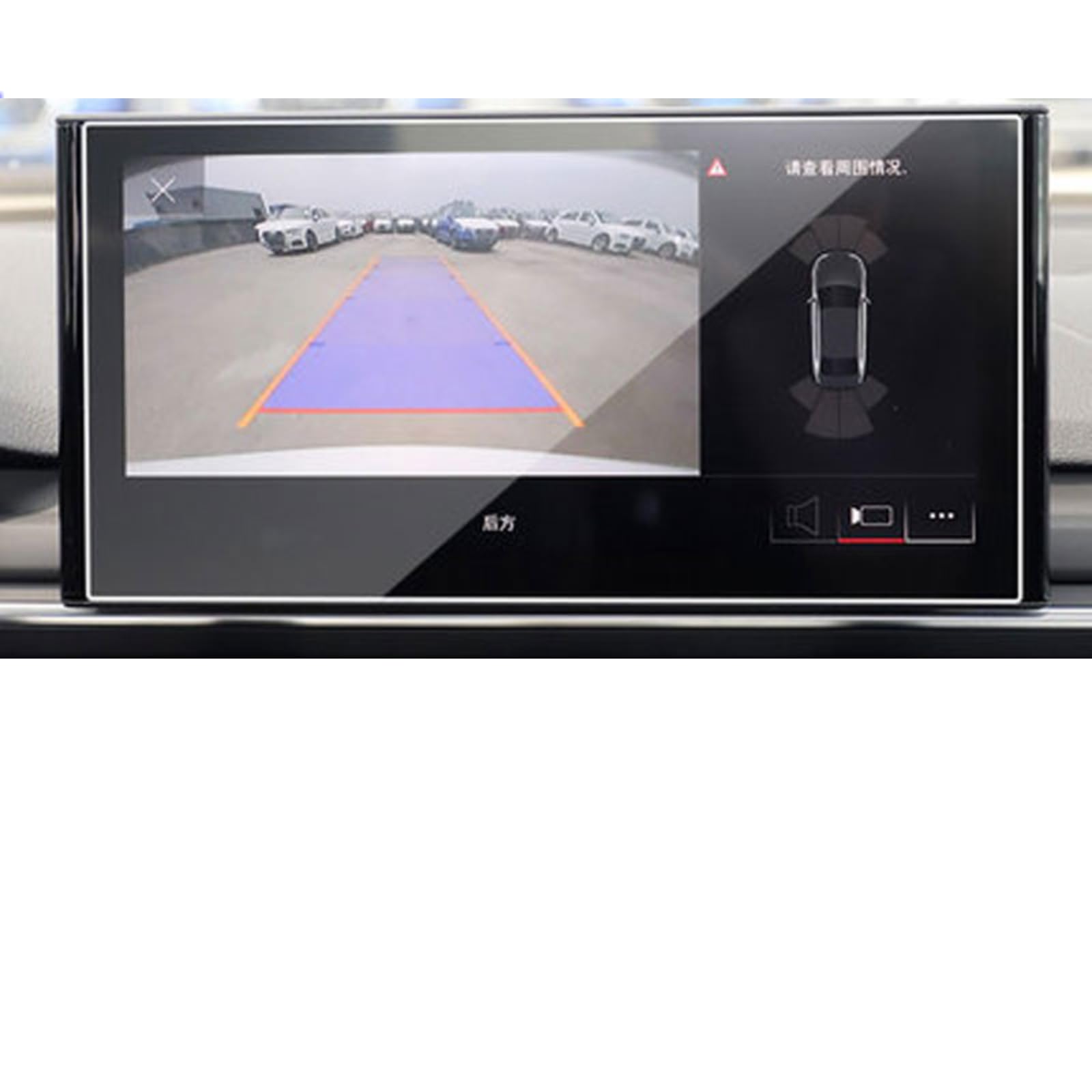 Nawigacja samochodowa Szkło hartowane Ekran LCD Folia ochronna Naklejka Osłona Dla A4L A4 2020 2021(A)