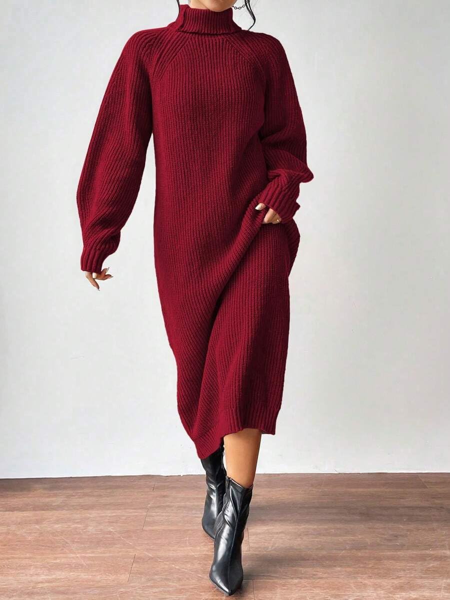 LIGHT DOT Women's Winter Maxi Sweater Dress Oversize Long Sleeve Warm Knit Pullover Chunky Bell Loose - Image 7