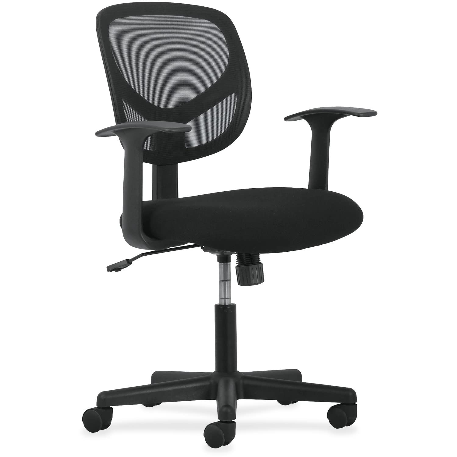 HON basyx Swivel Mid Back Mesh Task Chair with Arms - Ergonomic Computer/Office Chair (HVST102)