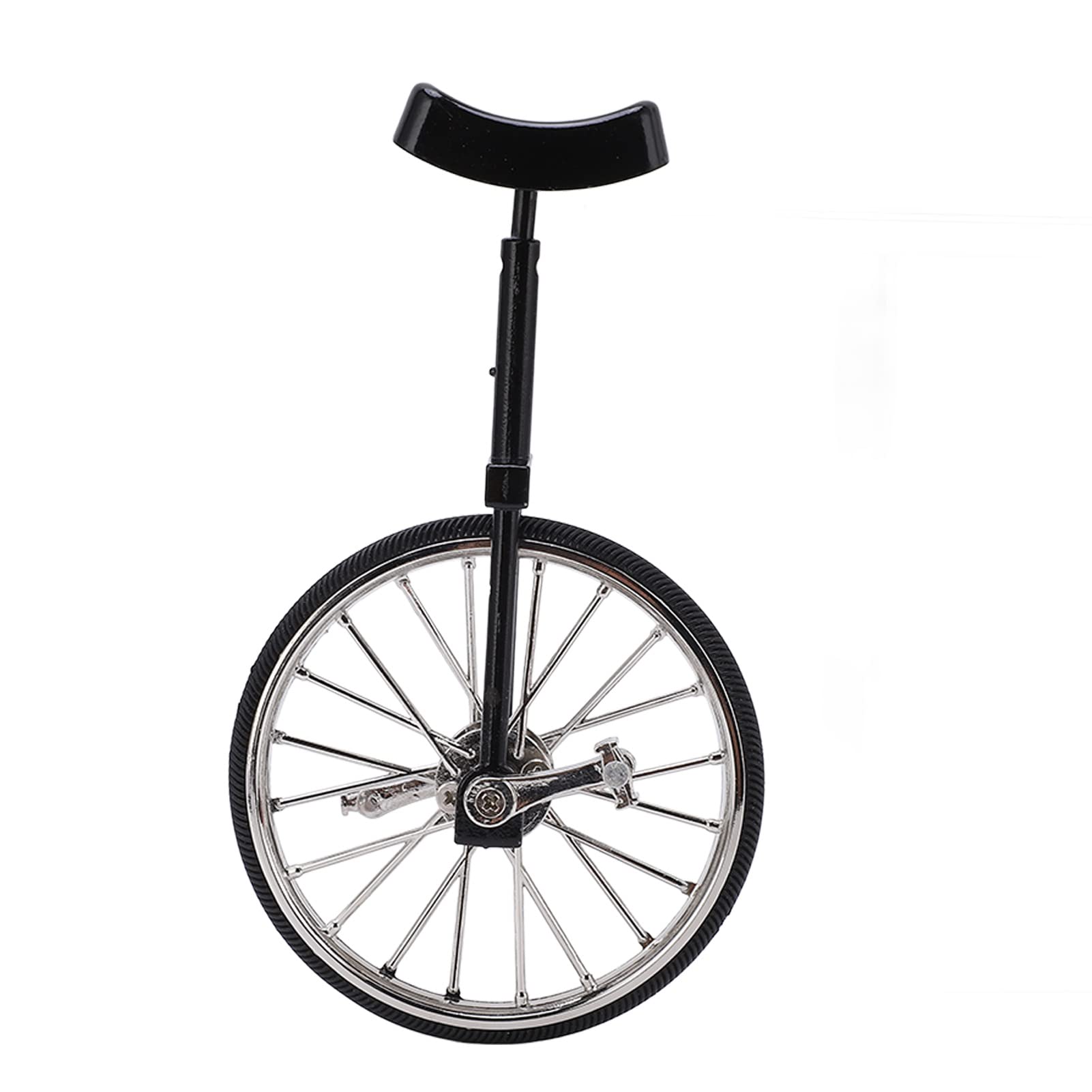Mini Unicycle Model, Mini Metal Unicycle Exquisite Design Sturdy Durable with Holder for Bookshelf for Table for Car