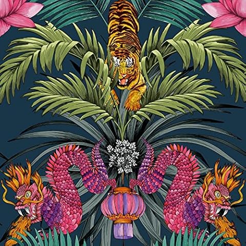 Belgravia Decor Wilson Dragon Tiger Wallpaper Cover