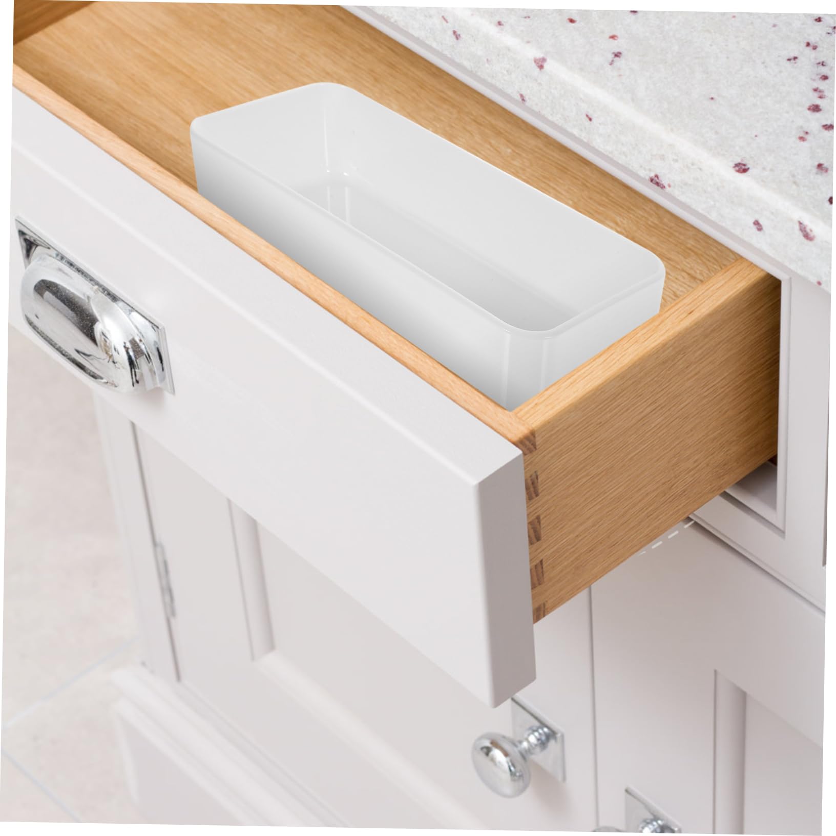 3piezas Organizador Escritorio Cajas De Almacenamiento para Utensilios De Cocina Oficina y Hogar Divisores para Cosméticos Utensilios y Accesorios