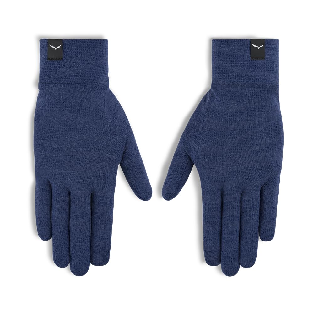 Salewa Cristallo Liner Gloves, niebieskie, S