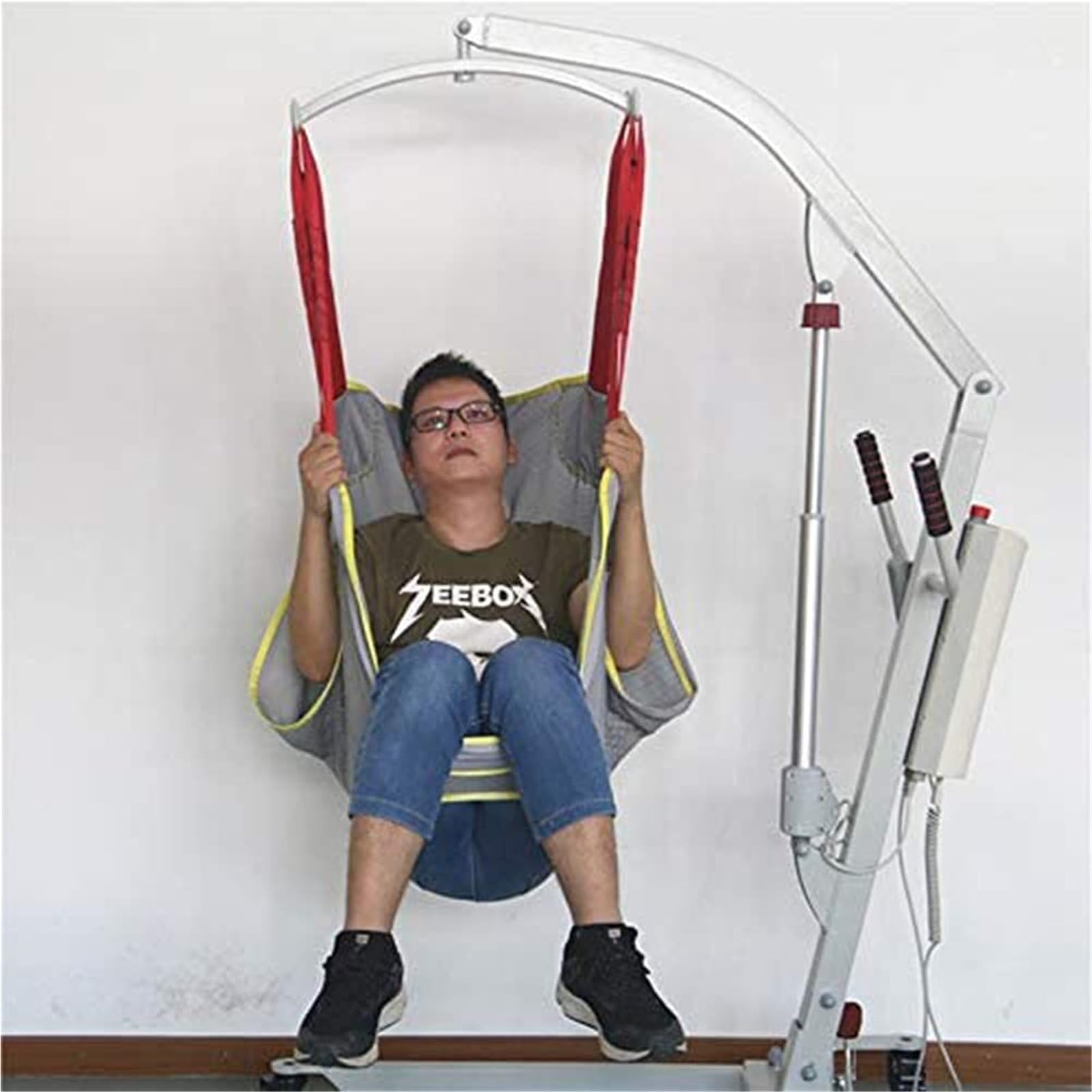 Eslinga De Elevación Universal De Cuerpo Entero Con Tres Puntos De Agarre Y Ajuste De Cordón De Cuatro Posiciones, Fácil De Limpiar Apta For Personas Con Discapacidad(Half Package)