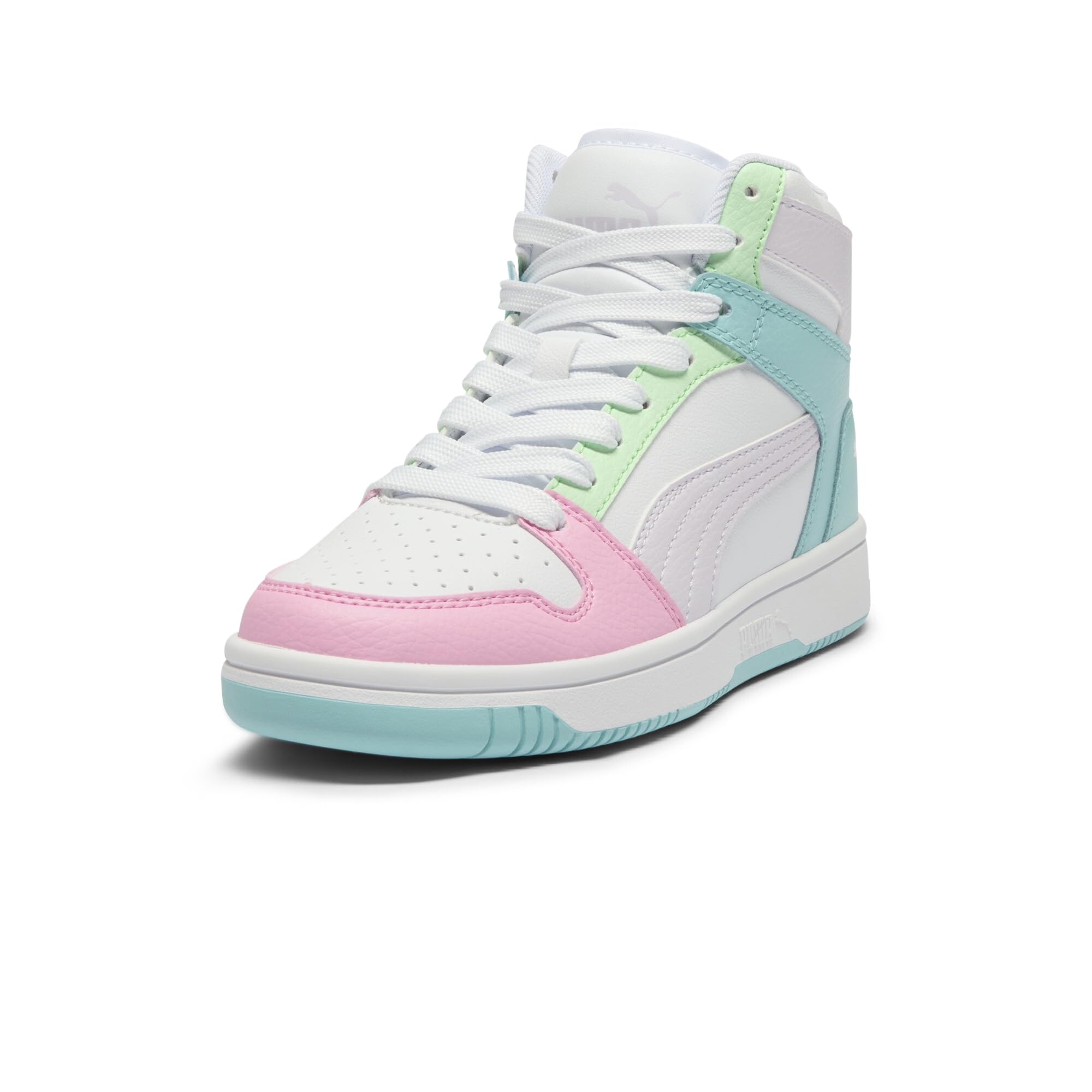 PUMA Boys' Rebound Layup Mid Sneakers