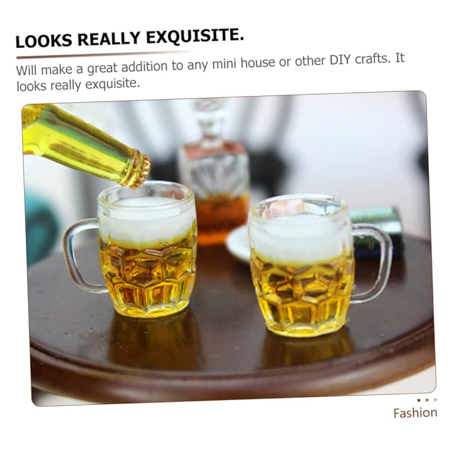 Amazon.co.jp: KONTONTY ミニビールジョッキ 樹脂ショットグラス