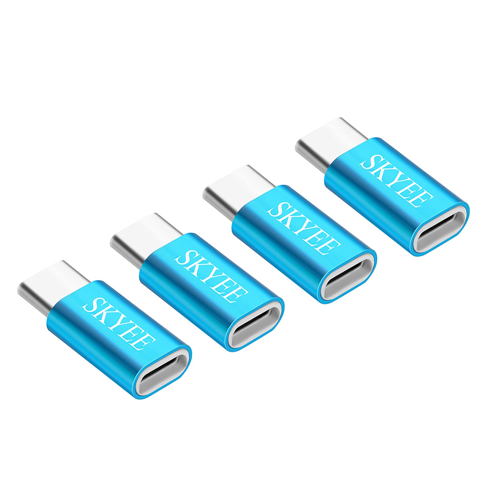SKYEE USB C to USB 3.0 Adapter with Keychain, [3 Pack] USB C Adapter Aluminum Type C Adapter OTG Adapter