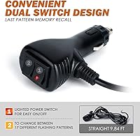 Vista 6 de Xprite Luz de Baliza LED Giratoria, Luces Estroboscópicas Súper Brillantes de 4.5 Pulgadas para Montacargas con Base Magnética para Camión