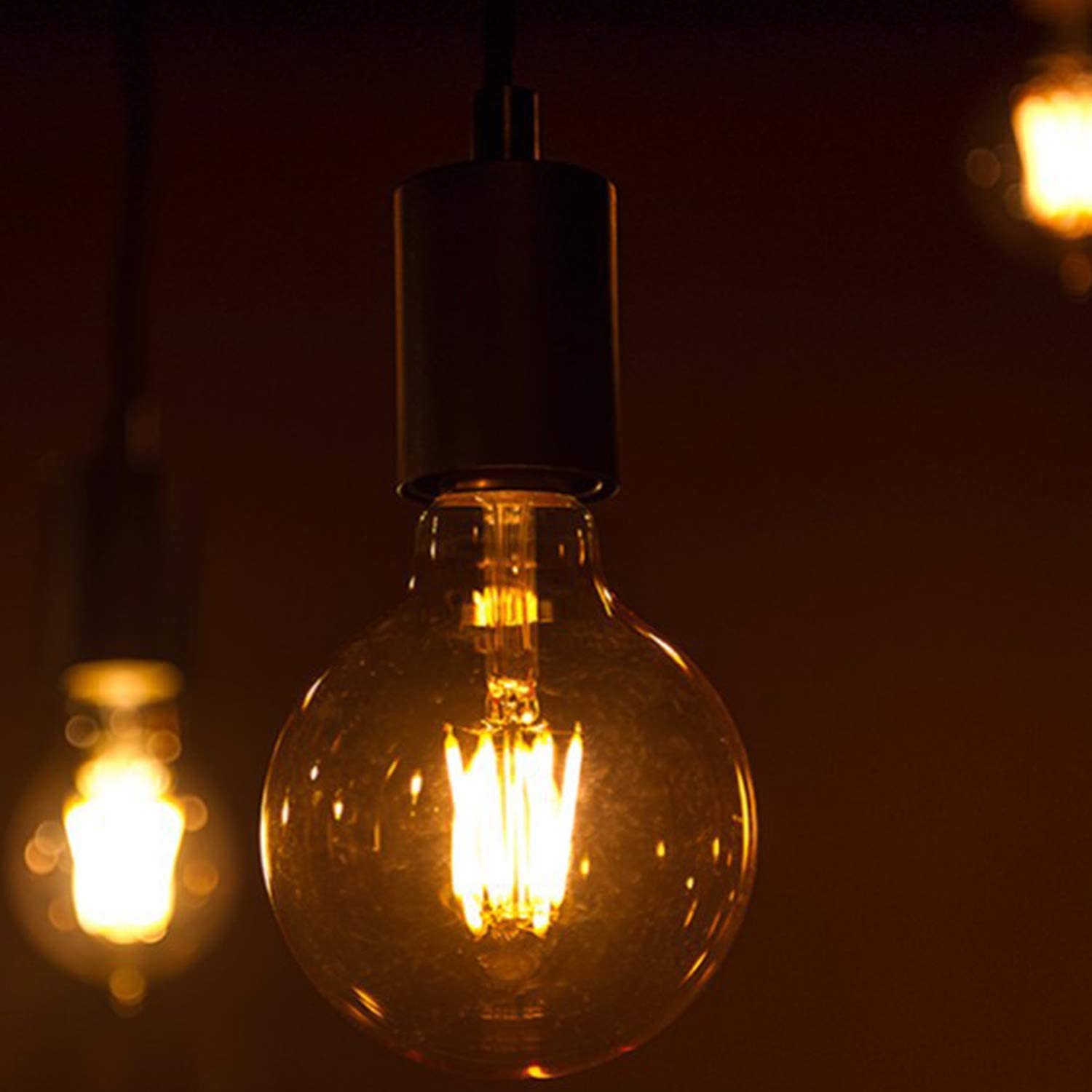 Retro -LED -Filament -Vintage -Glühbirne 8W LED Edison Glühbirne E27 Dimmbare Lichtschraube Glas Innenbeleuchtung Lampe kreative Glühbirnen Art G125.