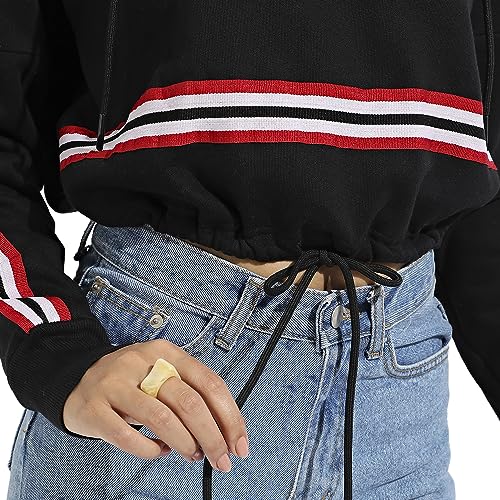 Image of Campus Sutra Women Cotton Hooded Neck Sweatshirt