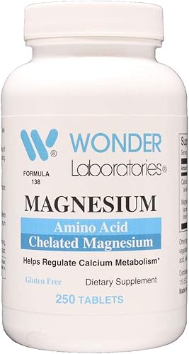 Magnesio quelado, aminoácido, formulado para proporcionarte la máxima absorción (250)