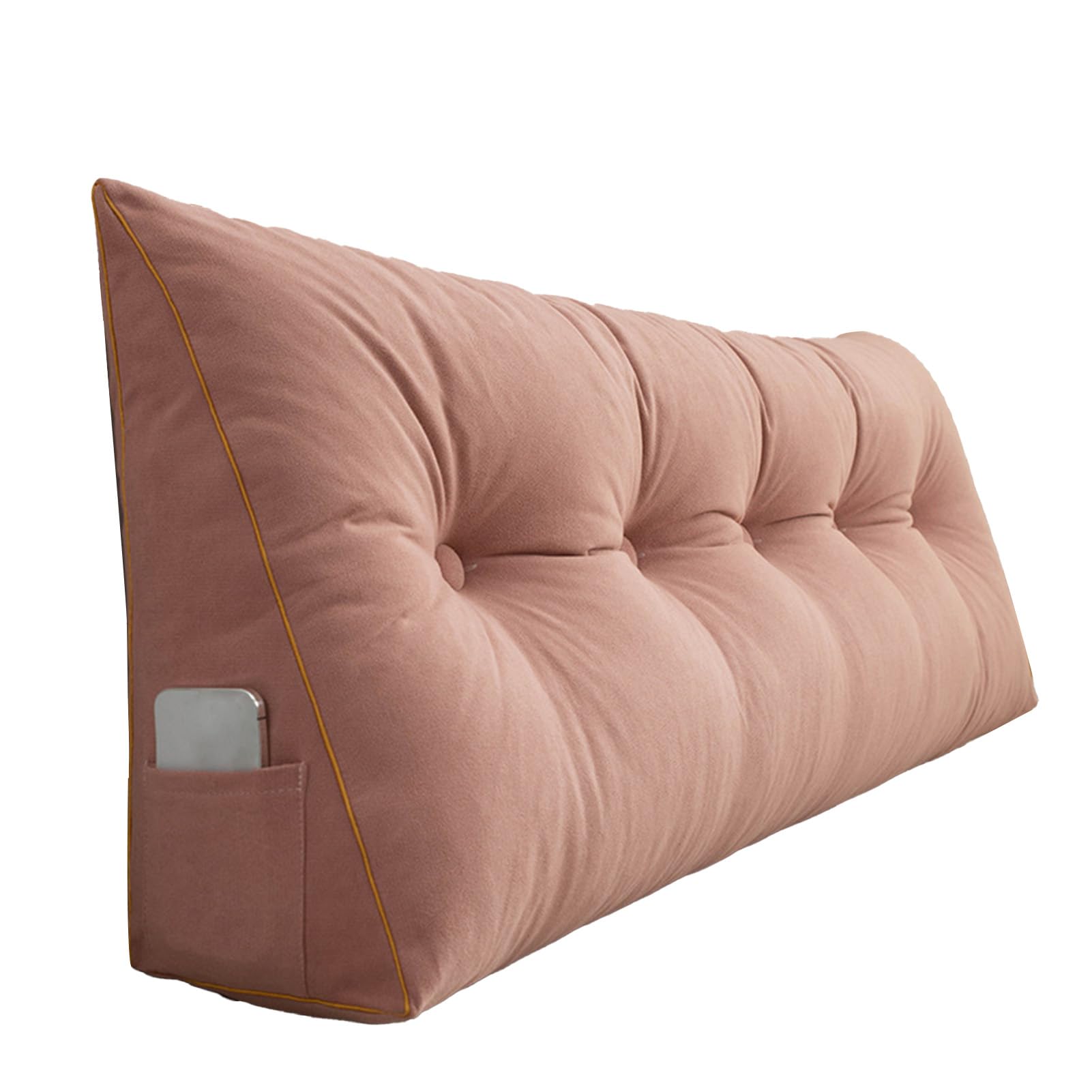 Almohada triangular para cabecera de cama y sofá, cojín de apoyo para respaldo de lectura, almohada de posicionamiento, grande, 200 x 50 x 20 cm, ideal para comodidad y relajación