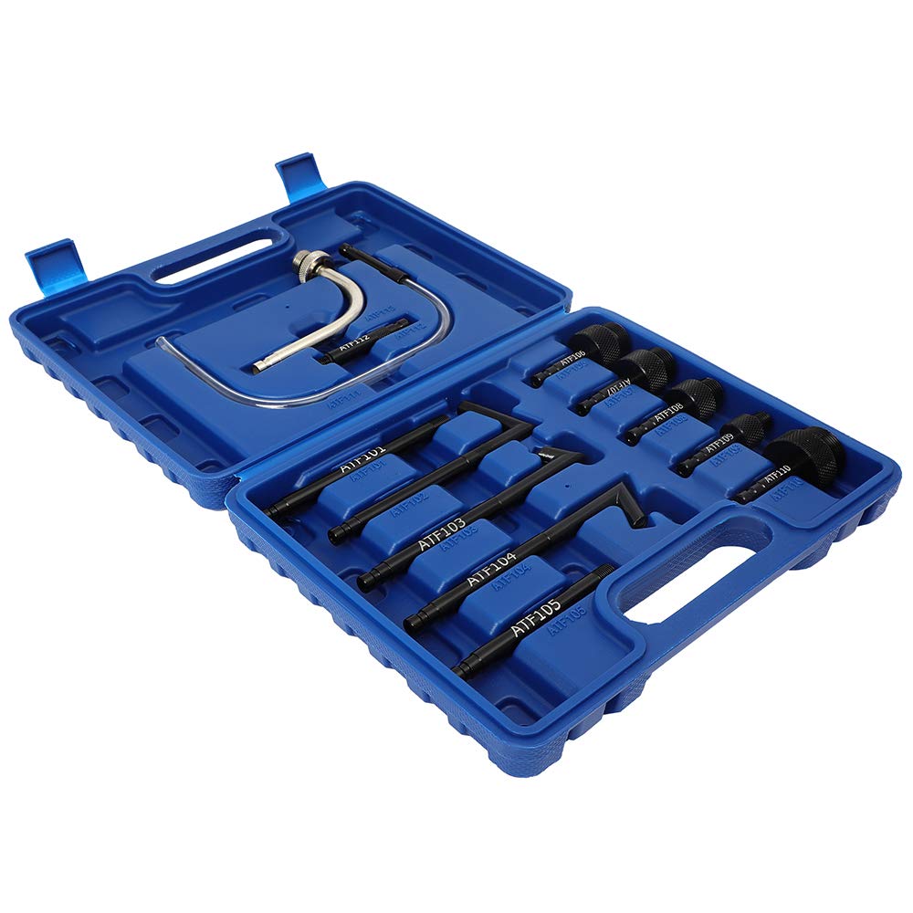 OCPTY 13Pcs Oil Refill Filling ATF Adapter Oil Fill Adapter Transmission