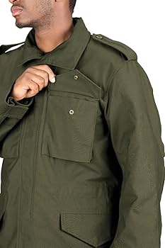 ジャケット・アウター M-65 FIELD COAT (OLIVE) Alpha Industries Men's M-65 Field Coat,Olive Green, X-Small