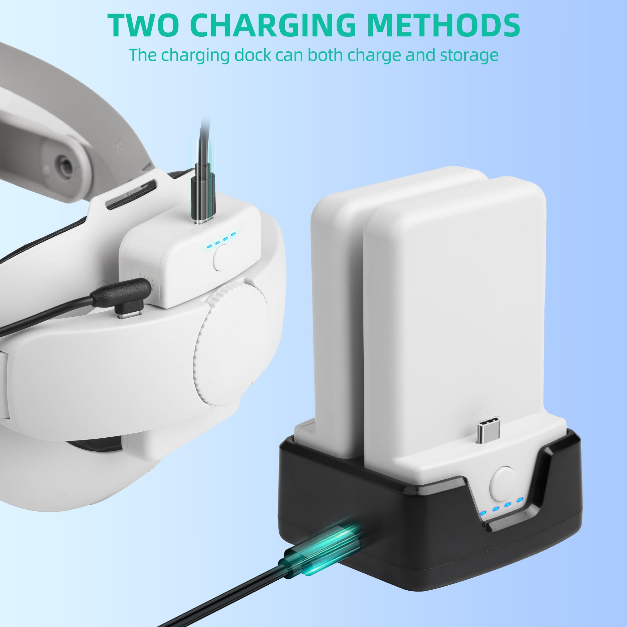 Amazon.co.jp: 15000mAh充電式バッテリーパックと充電ドック
