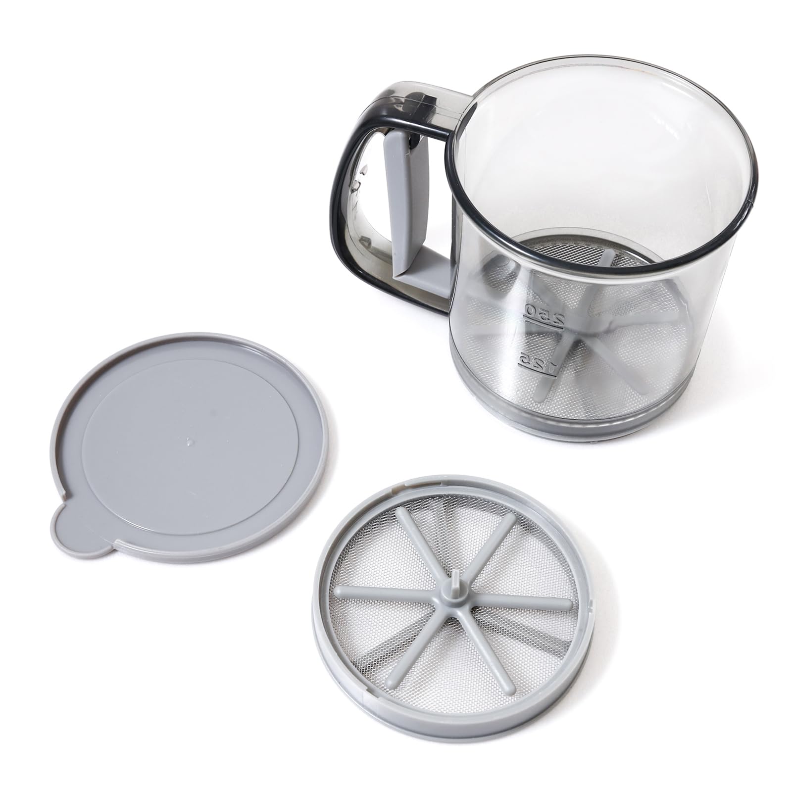 APGLSXY Handheld Semi Automatic Flour Sifter Feature Press Operations for Easy Baking Preparation At Homes Semi Auto Sifter