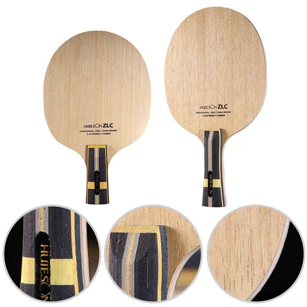 DAZZLEEX Bate de tenis de mesa de madera para entrenamiento profesional, pala de tenis de mesa, bate de para ping pong profesional para entrenamiento de tenis de mesa (mango largo), 2002632123